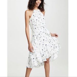 NWT Joie Lamberta Sleeveless High/low Dress Porcelain